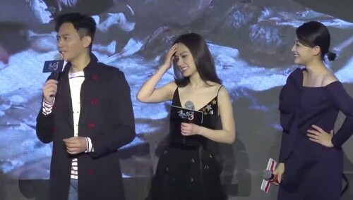 《京城81号2》“凶宅”办首映礼 张智霖梅婷阿娇现身