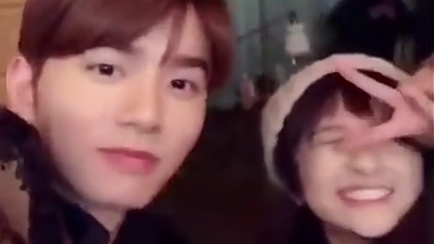 西柚太甜了！吴希泽厉嘉琪超甜互动