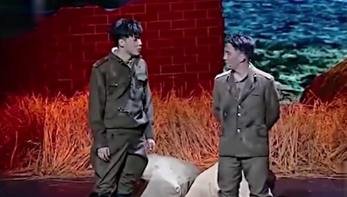王一博杨树林上演上阵父子兵，王一博搞笑之举赢得全场喝彩！