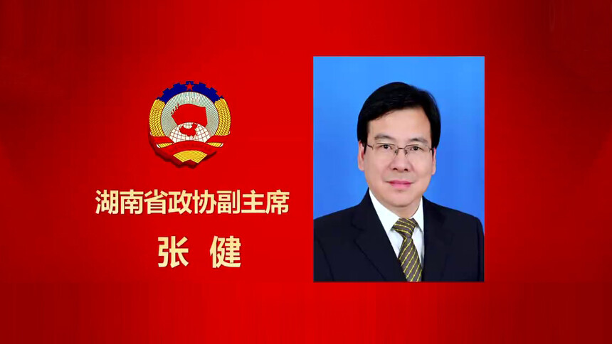 湖南省政协副主席张健简历