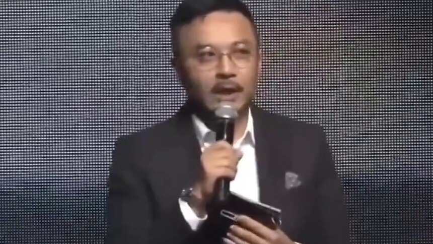 汪涵主持ONER出道发布会 贴心给卜凡木子洋传授经验