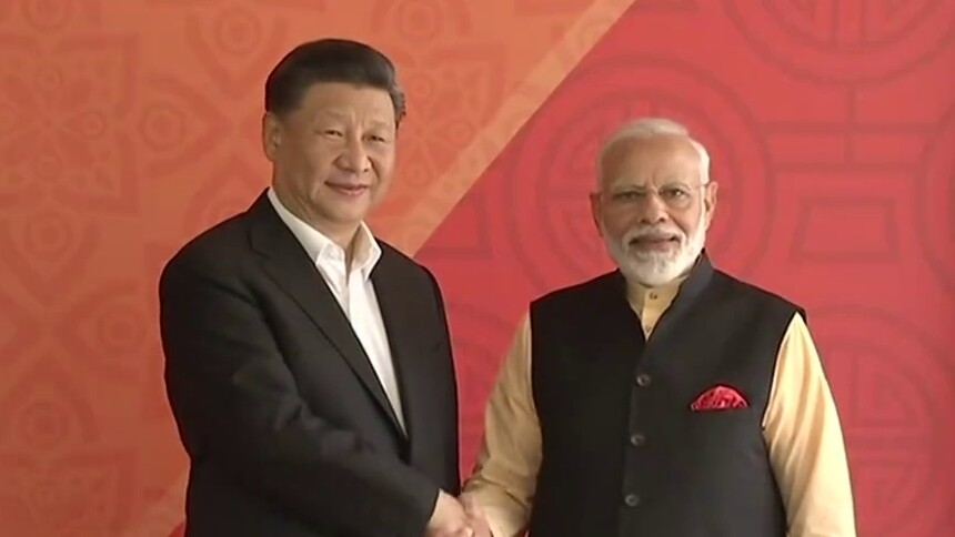 习近平同印度总理在金奈继续举行会晤