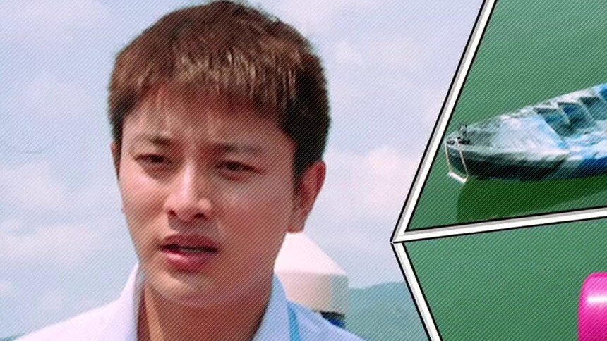 友谊小船太坑爹 贾乃亮人肉渡海示威杜淳