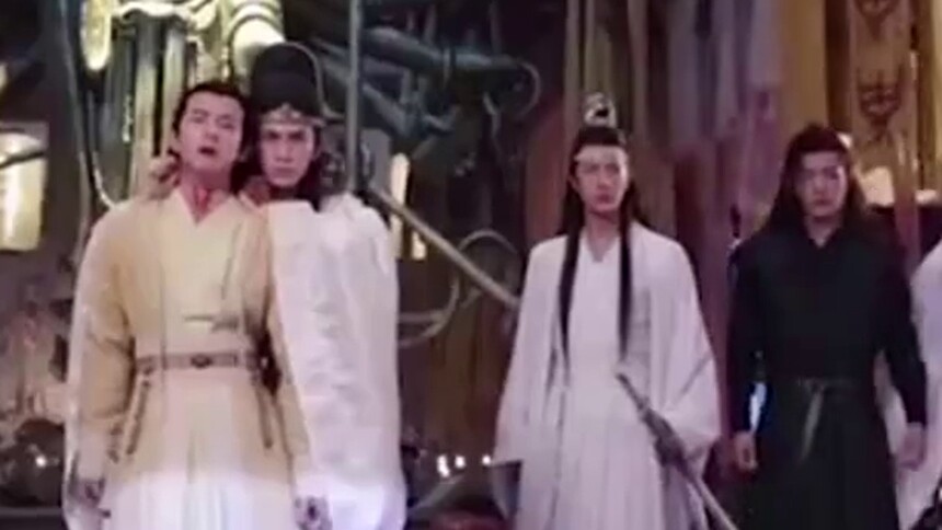 金光瑶挟持羡羡：含光君别轻举妄动 蓝湛霸气一吼：放开他！