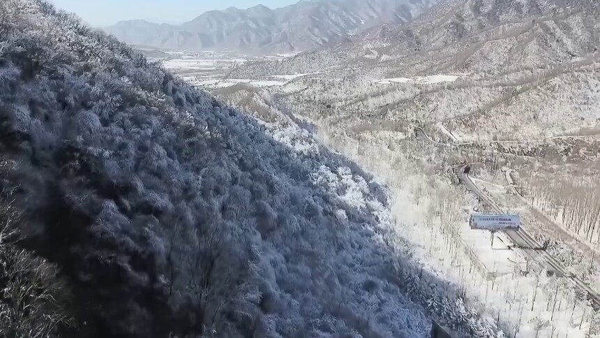 秦岭雪景醉游客