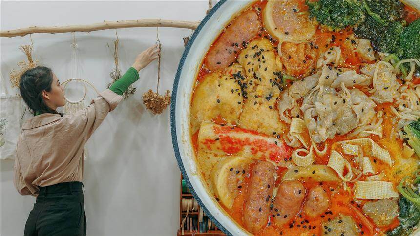 【夏厨】享受早餐煎饺，晚餐麻辣烫的日子！可以喝汤的养生麻辣烫了解一下