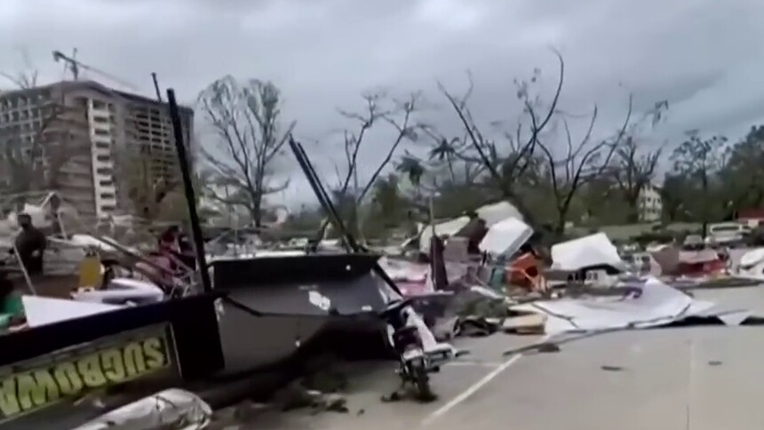 台风“雷伊”重创菲律宾 已致208人死亡