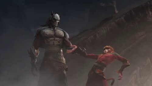 孙悟空和妖祖元蒂决战