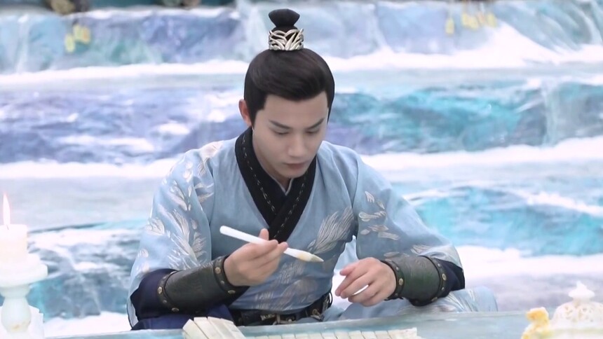 郑业成片场转毛笔欢乐多，花式炫技后笔头转没了