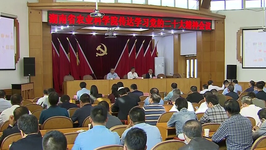 学习贯彻党的二十大精神 柏连阳：让更多青年把根扎在实验田中