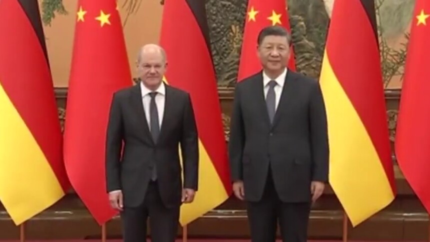 独家视频丨习近平会见德国总理朔尔茨