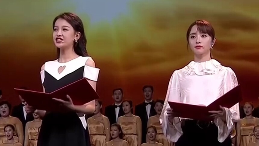 宋茜陈晓孙怡等朗诵《我们的新时代》