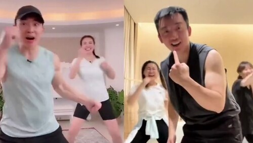 郑凯看刘畊宏直播被狂cue一起跳操，直呼“不用麻烦了”