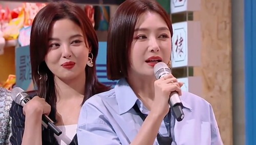 迪丽热巴怕吵醒秦岚晚上不吹头发