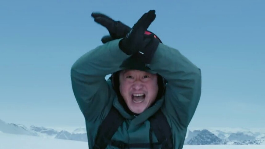 李博宇带李妍滑雪出意外