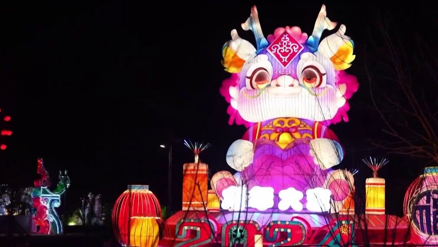 漫步温榆河畔 尽赏千灯盛会