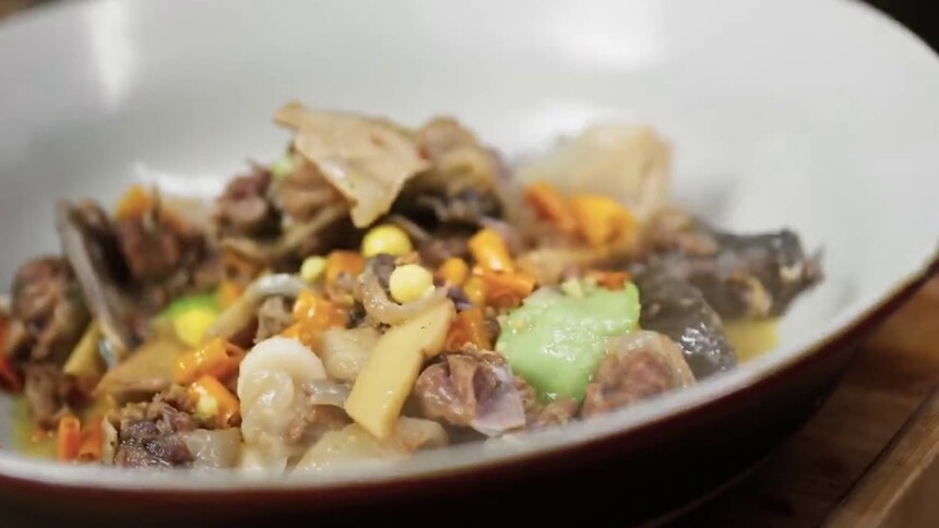 新年福星高照——黄贡椒茴甲鱼