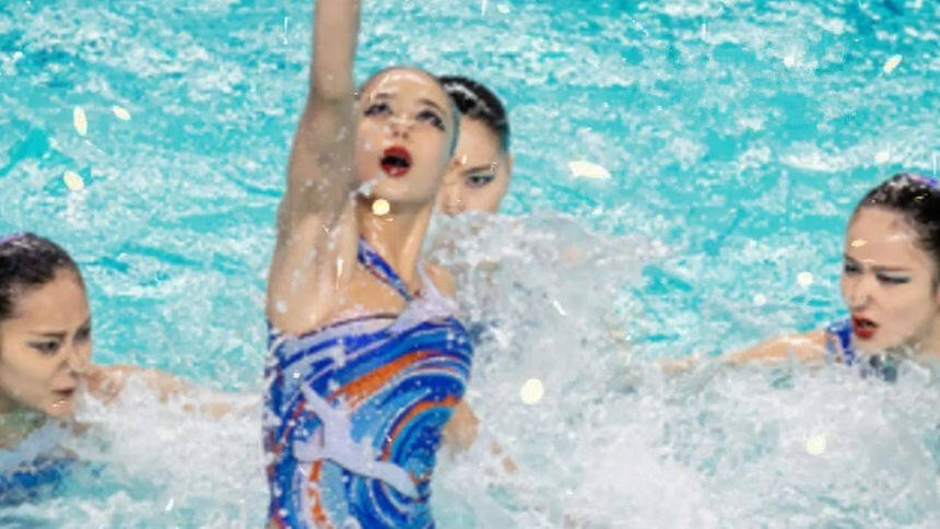 全国花样游泳冠军赛：江苏队收获两金一银