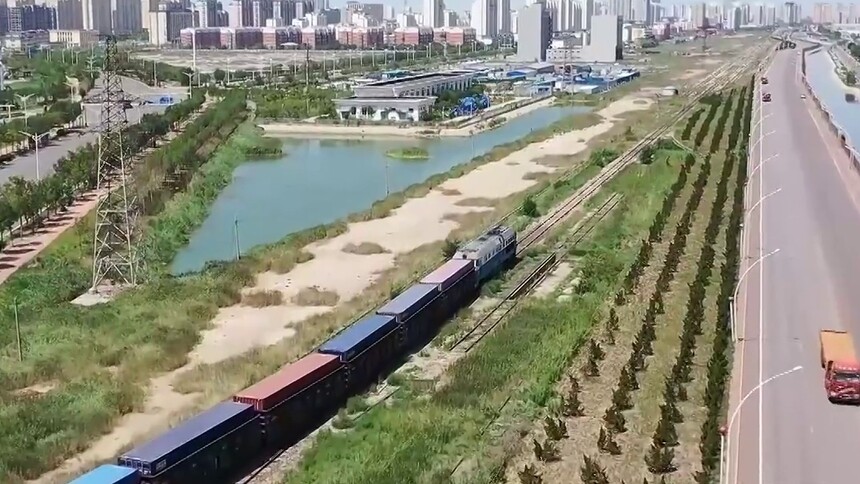中国黄骅港—俄罗斯莫斯科中欧班列常态化开行