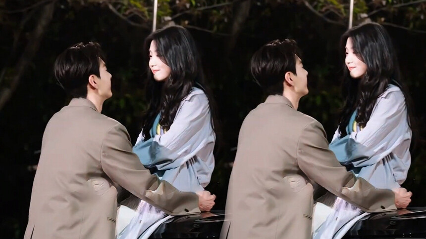 陈星旭卢昱晓《轧戏》单手抱路透 互动自然画风超甜