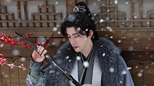 敖瑞鹏分享《朝雪录》花絮视频 “冻柿子”造型角色代入感强