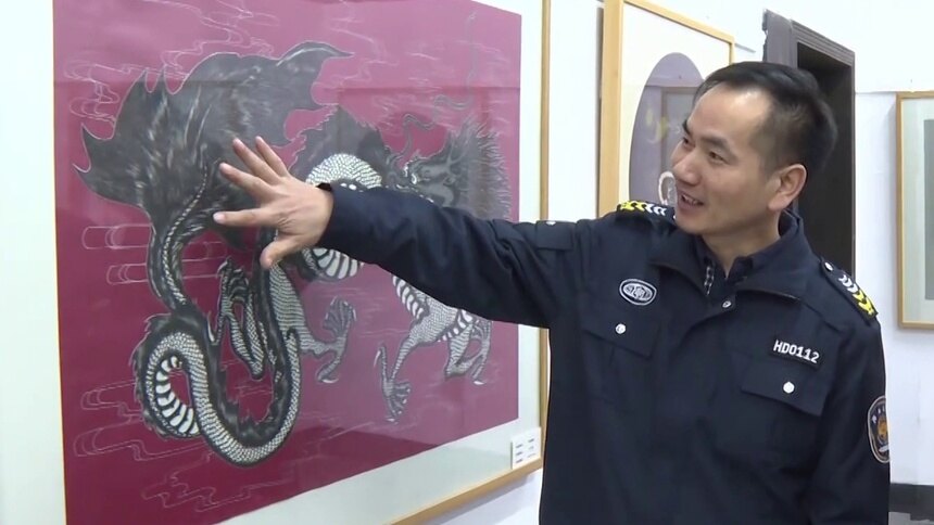 闪光的你 江生喜：从保安大哥到“画龙高手”