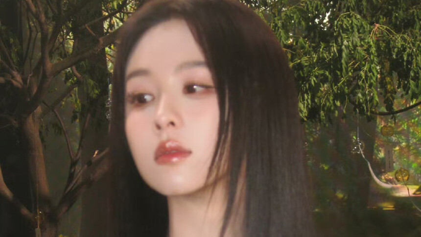 陈都灵分享写真大片 森系风格清新淡雅