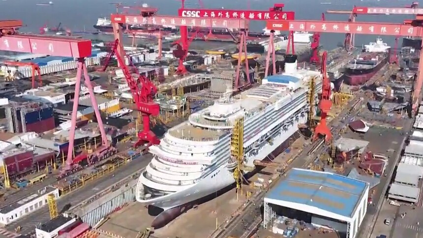 （国之重器）国产大型邮轮：起锚芦苇荡 逐梦五大洋