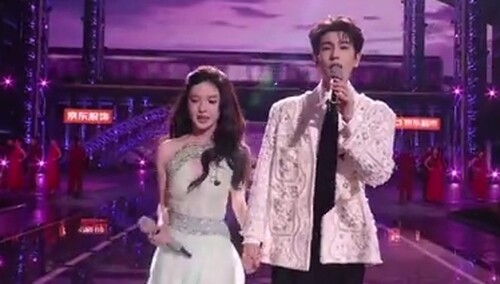 张凌赫 章若楠《我落泪情绪零碎》竖屏舞台直拍