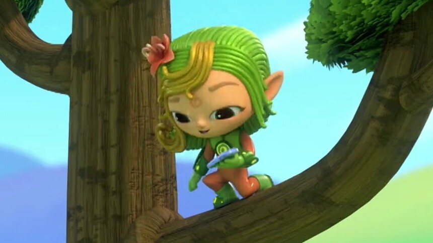 莉亚使用藤蔓之爪 成功拦截乌鸦抢回手机