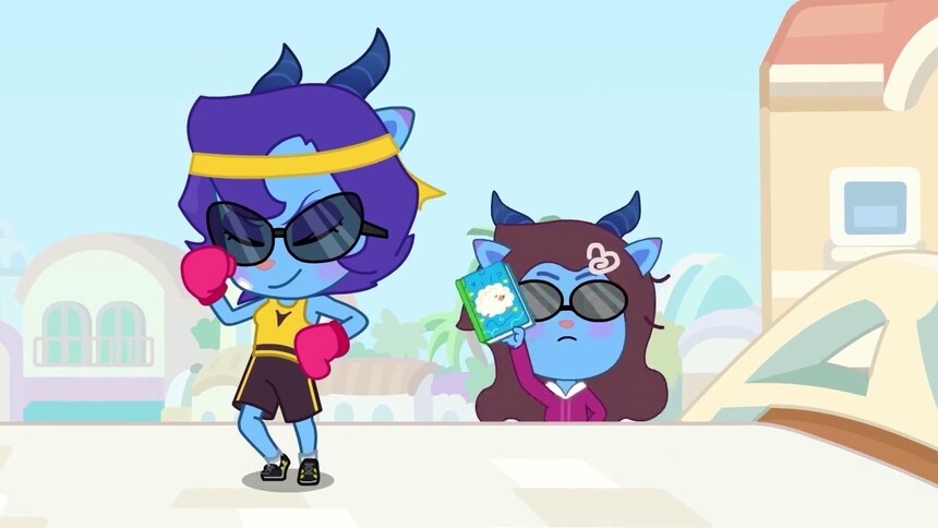 三只羚羚羊组成特战小队分头行动