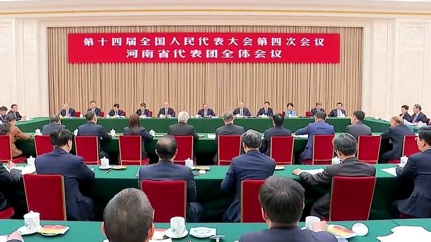 李强参加河南代表团审议