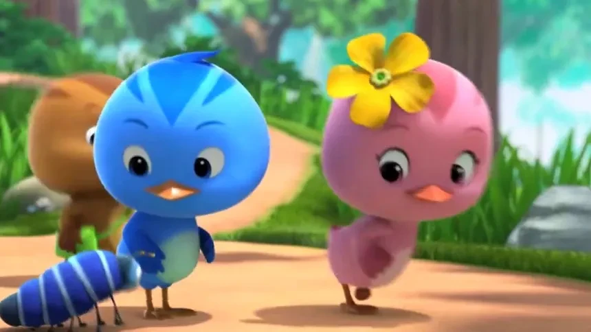 美佳妈妈教萌鸡宝宝温柔对待比自己弱小的朋友