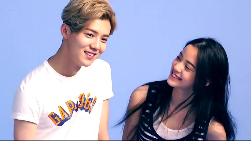 鹿晗欧阳娜娜广告大片拍摄花絮鹿哥任何风格服装都能契合自如