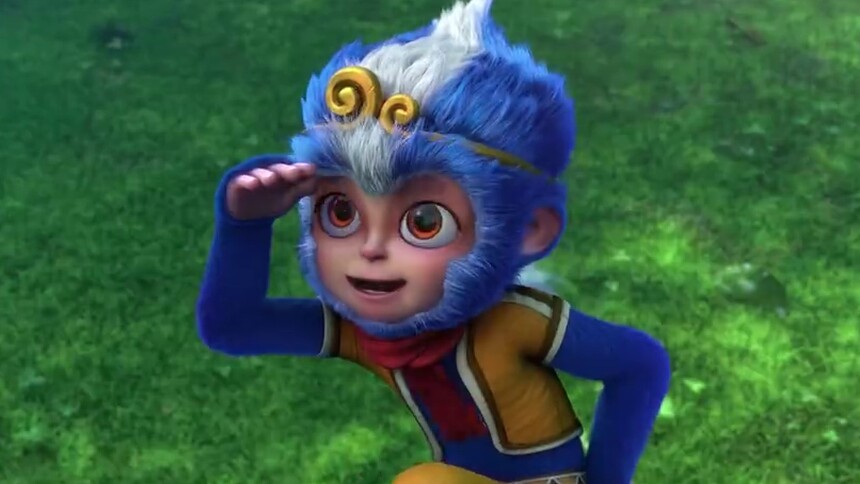 《大闹西游》终极预告 小蓝猴大圣暖心互动-电影-高