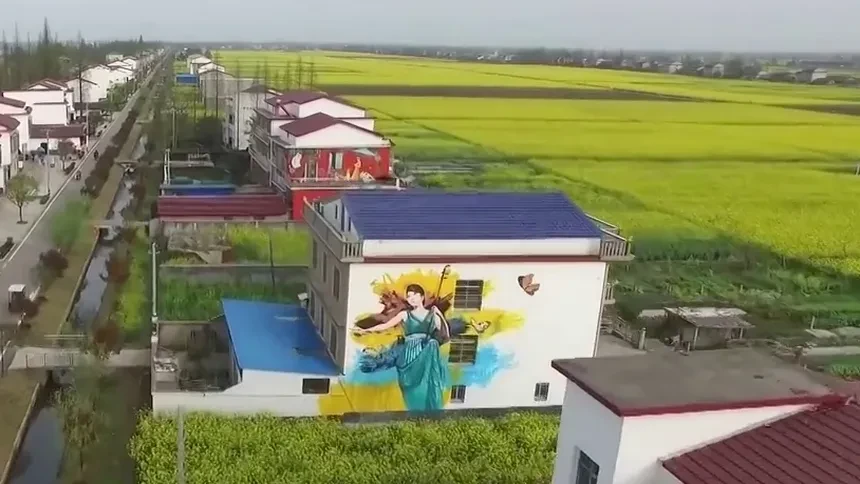 南县罗文村:当花海乡村遇上个性涂鸦-高清视频在线观看-芒果tv