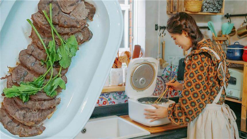 夏厨新年快乐给您来盘酱牛肉配酒