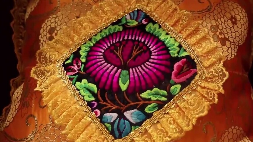 文化中国精美看新疆哈密的传统刺绣