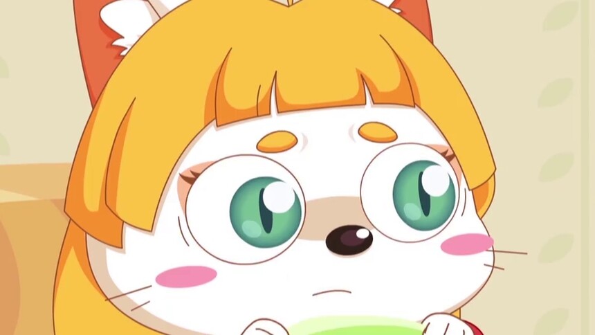 皓月公主和福来逃离奇猫果被羊羊们救起了