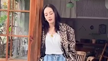 迪丽热巴午后阳光写真