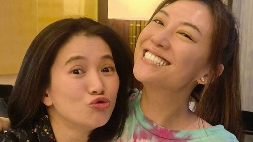 应采儿陪袁咏仪庆生 模仿陈小春张智霖拥抱合影-综艺-高清视频在线