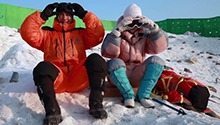 “救援战迹”之在夏天拍雪山救援戏