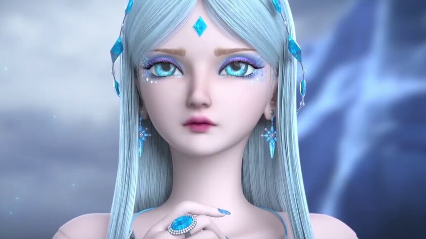 冰公主的绝美瞬间 冰雪听我号令~冰公主绝美花滑助威冬奥健儿-动漫