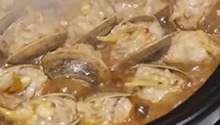 尝冀菜：砂煲蛤酿肉