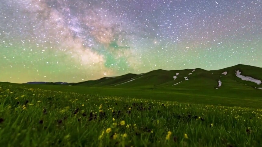 千城胜景｜新疆裕民：阿克乔克草原揽星河