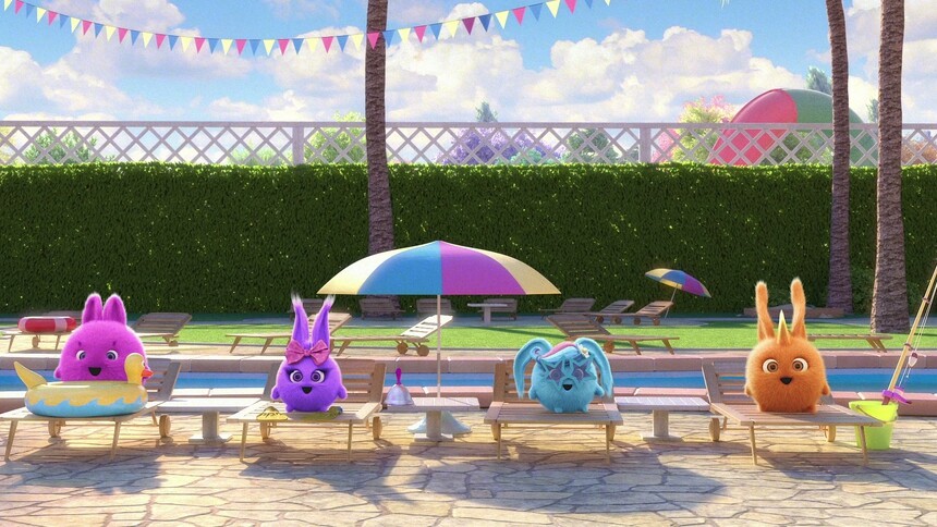 这很夏天！阳光小兔兔的悠闲夏日时光