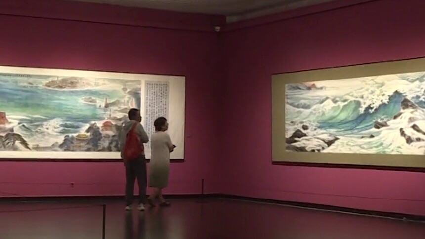 “情系海疆——李海涛·李冬中国画海洋绘画作品展”8月1日开展